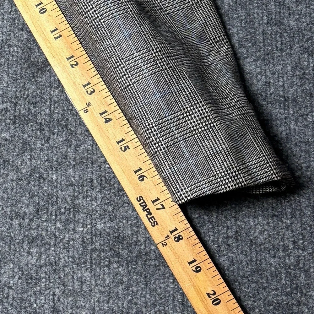 Billfox Rare Fibres London Men's Glen Plaid Suit 38R 36x30‎ Prince of Wales